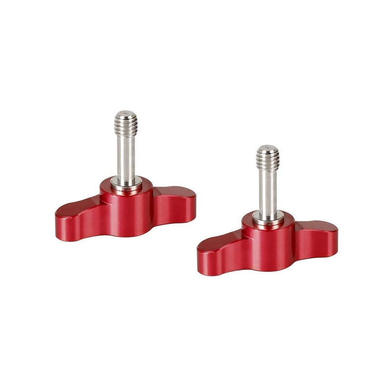CAMVATE M6 Ã—18 Thumbscrew Assembly Knob Red(2 Pieces) - 2158 - Image 1